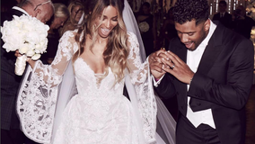 Social media goes nuts over Russell Wilson's marriage to Ciara