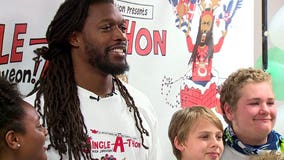 'I didn't come up easy': Seahawks DE Jadeveon Clowney delivers holiday surprise for kids in Tukwila