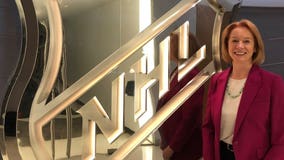 Mayor Durkan visits with NHL Commissioner Gary Bettman