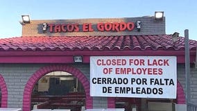 Popular San Diego taco shop closes due to 'lack of employees'