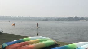 Despite unhealthy air, many people are still playing outside