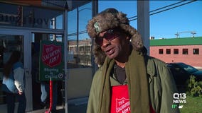 Longtime bell ringer helps spread holiday cheer