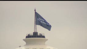 One more time: 12 flag flies high above the Space Needle (PHOTOS)