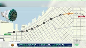 Seattle's tunneling machine Bertha veers a few inches off course before final stretch