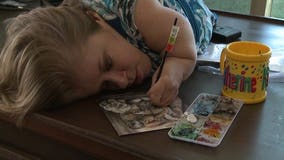 500 broken bones can't slow down this talented wildlife artist