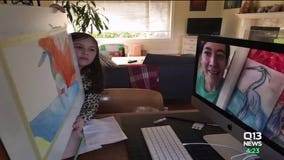 Through art, kids find ways to interact during pandemic