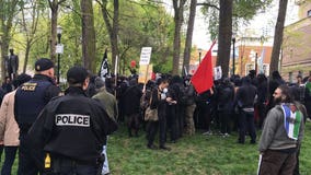 Portland police make more than 24 arrests as May Day march turns ugly
