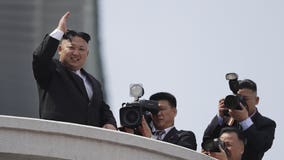 North Korea holds military parade on eve of Olympics in South