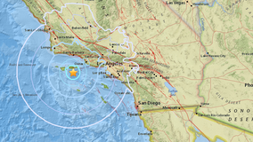 Magnitude 5.3 quake strikes off Southern California coast