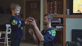 SEE IT:  Young 12 channels his inner Russell Wilson to pull loose tooth