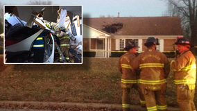 Driver loses control, crashes through roof of North Carolina group home