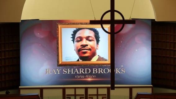 Funeral for Rayshard Brooks at historic Ebenezer Baptist Church
