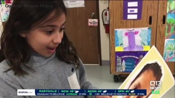 Portraits of kindness: Bothell fourth-graders use art to spread cheer to Puerto Rico