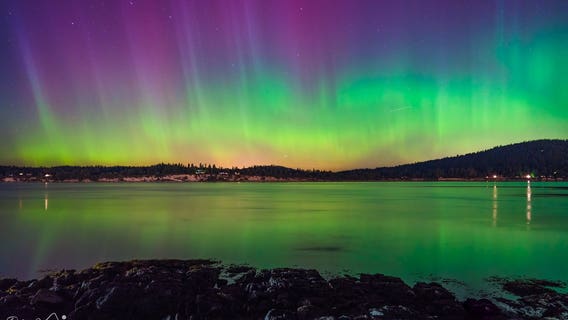 You could see the northern lights Monday night