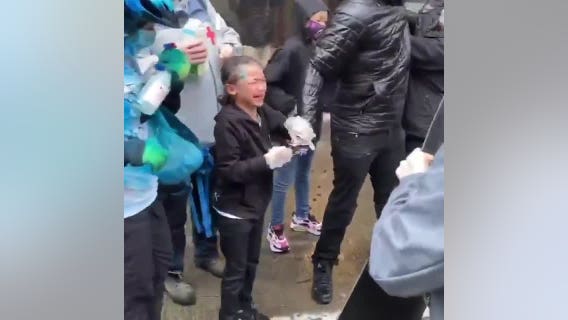 Video shows milk poured over face of child pepper-sprayed in Seattle protest