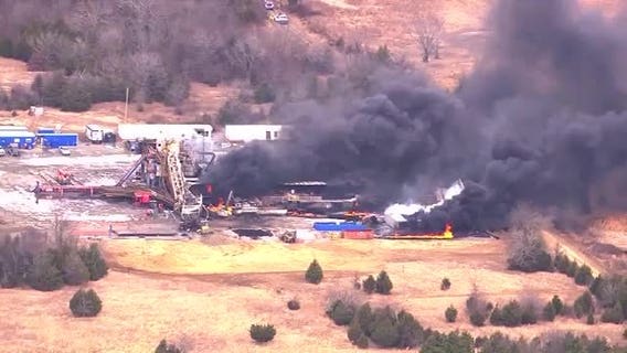 Sheriff: 5 workers presumed dead in Oklahoma rig explosion
