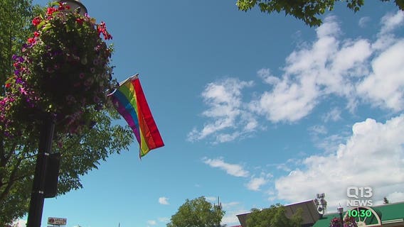 Community responds after dozens of pride flags stolen in downtown Burien