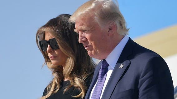 Trump visits Las Vegas on 'sad day' after mass shooting