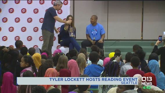 Seahawks' Tyler Lockett surprises Seattle students