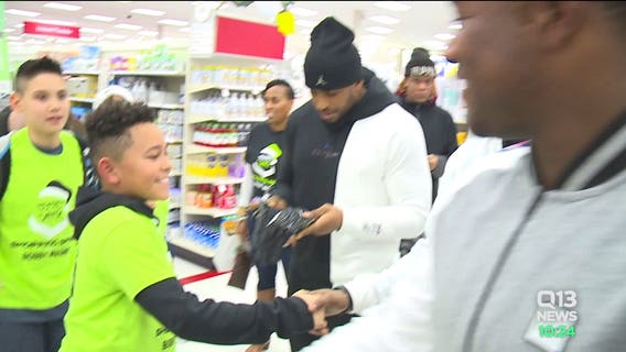 Surprise shopping spree for underserved kids