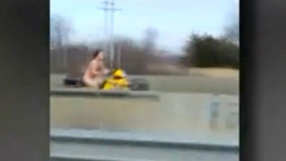 Naked man on ATV who led police on chase through Kansas City facing multiple charges