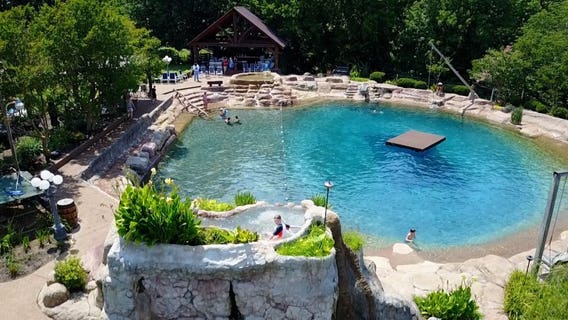 Tennessee man builds 500,000-gallon pool he dreamed of as a child