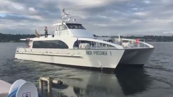 Kitsap's new fast ferry hits the waters