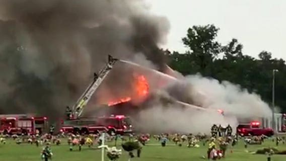 Memphis funeral home goes up in flames one hour before scheduled service