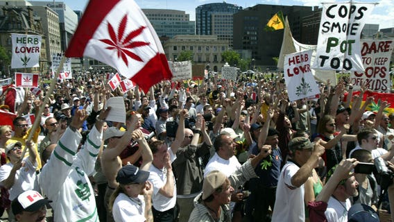 More than 100 pot shops set to open as Canada legalizes weed
