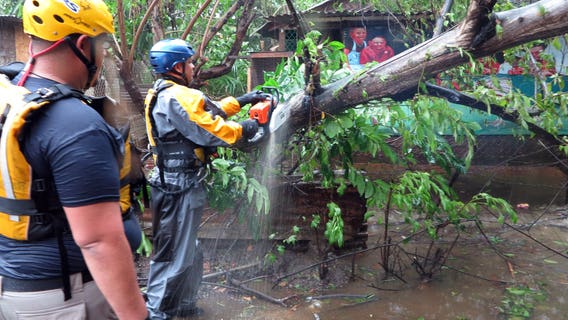 Powerful Hurricane Irma lashes Puerto Rico, leaves tiny Barbuda devastated