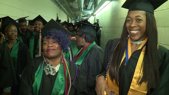Grandmother and granddaughter graduate from college together – with honors