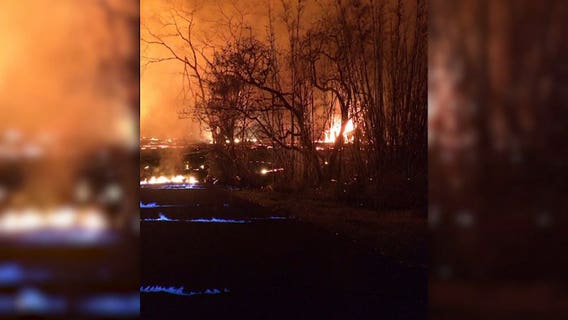 Rare blue fire looks creepy, but has a simple explanation