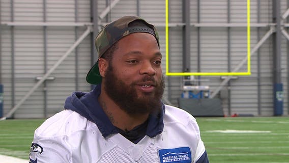Michael Bennett's daughter has some advice: 'Daddy, don't jump offsides'