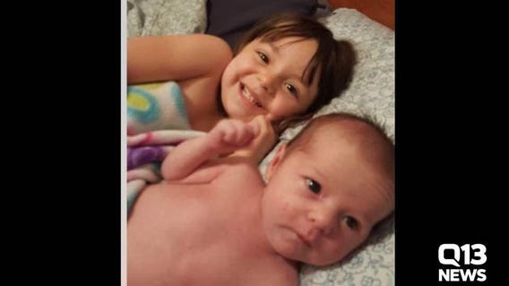 Baby and 3-year-old child killed when van slides off icy road, slams into tree, bursts into flames