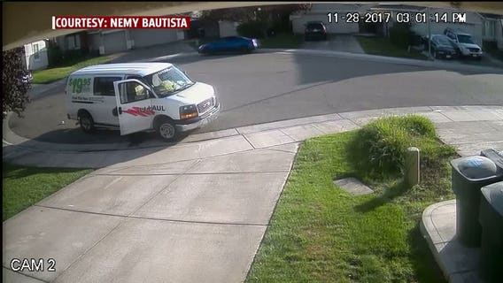 Home surveillance video shows Amazon contractor pooping in gutter