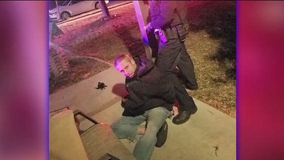 Homeowner chases burglar, sprays him with bear mace