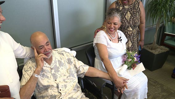 'He was talking love’: Couple weds at Virginia hospital as man recovers from heart surgery