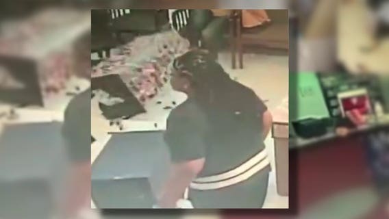 Woman turns herself in after nail salon rampage caught on video