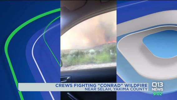 5,300-acre brush fire threatens homes in Yakima Valley