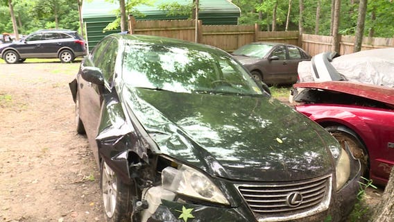 10-year-old driver wrecks Lexus heading to the beach with 7-year-old passenger