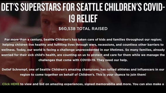 Det's SuperStars lead charge for Seattle Children's Covid relief