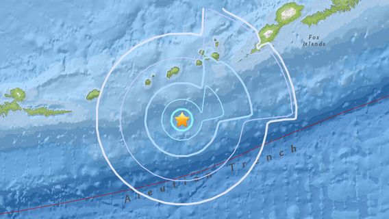 Magnitude 4.9 earthquake hits Alaskan island chain