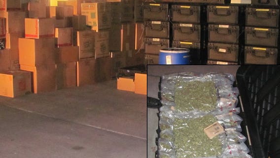 Police: Man's erratic driving leads to $5 million pot bust