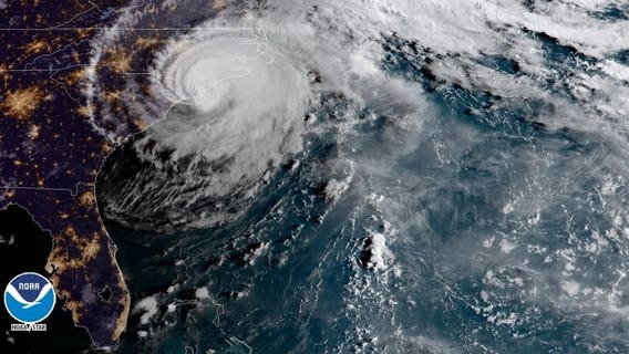 Hurricane Florence roars ashore in North Carolina