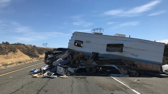 WSP: 1 person killed after wildfire smoke blows over I-90 near Ellensburg