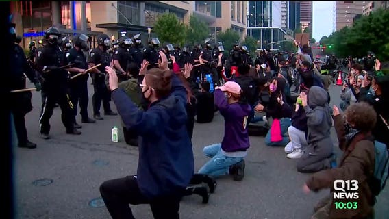 Peaceful protests in Seattle as widespread looting happens in Bellevue, Tukwila, Renton