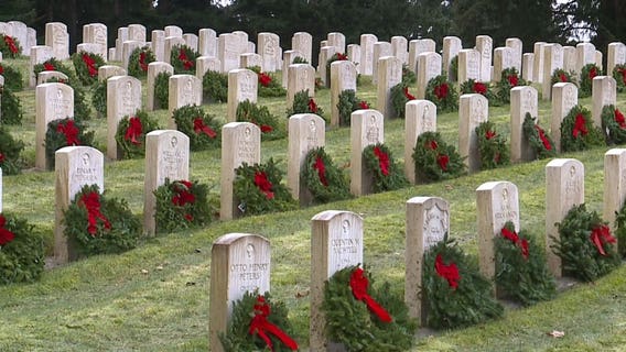 Wreaths Across America decorates veterans' graves in Seattle