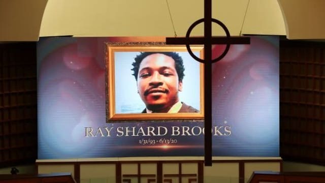 Funeral for Rayshard Brooks at historic Ebenezer Baptist Church