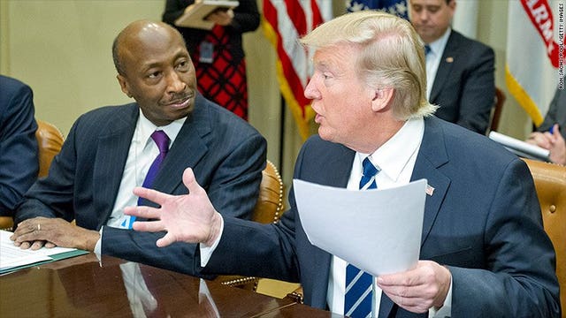Merck CEO quits Trump council over Charlottesville