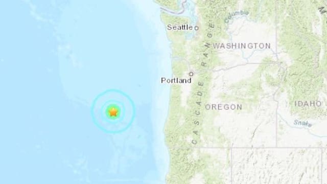 5.9-magnitude earthquake strikes off Oregon coast; 2nd large quake in a week